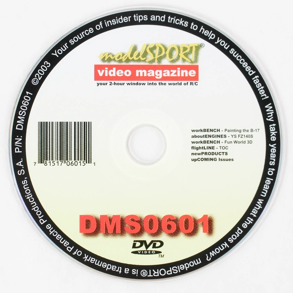 Model Sport Video Magazine Vol. 6 No. 1 DVD 2003 Panache Productions