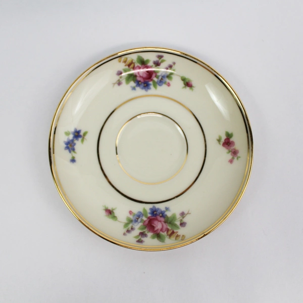 Lot of 4 Vtg Tirschenreuth The Queen's Rose Demitasse Cup & Saucer Sets 4116