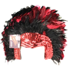 NWT Vintage 2003 Target Brands Carnival Phantoms Feather Costume Headpiece