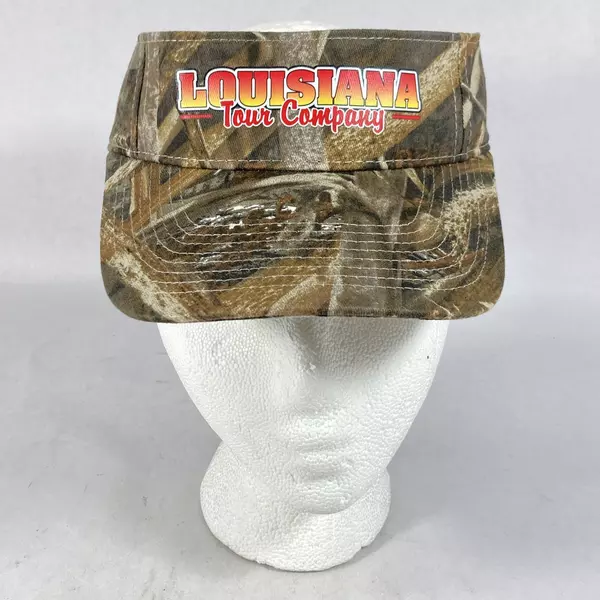 Kati Sportcap Adjustable Camo Sun Visor Louisiana Tour Company One Size