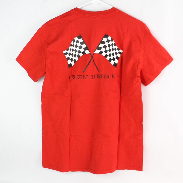 Gildan Ambassadors Cruzin' Florence Oregon Red Cotton T-Shirt Adult Size Medium