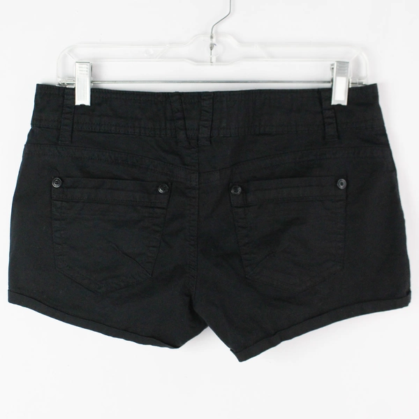 Jolt Dark Black Cotton Shorts Women's Size 5