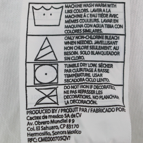 Alstyle White California Beach Design Cotton T-Shirt Adult Size Medium