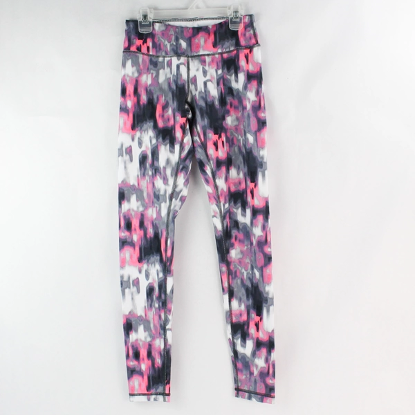 Zella Pink and Gray Running Yoga Leggings Women's Size XS