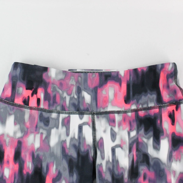 Zella Pink and Gray Running Yoga Leggings Women's Size XS