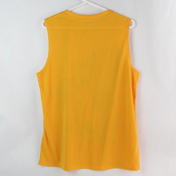 Retro Pee-Chee All Season Portfolio Yellow Sleeveless Graphic Tank Men's Large