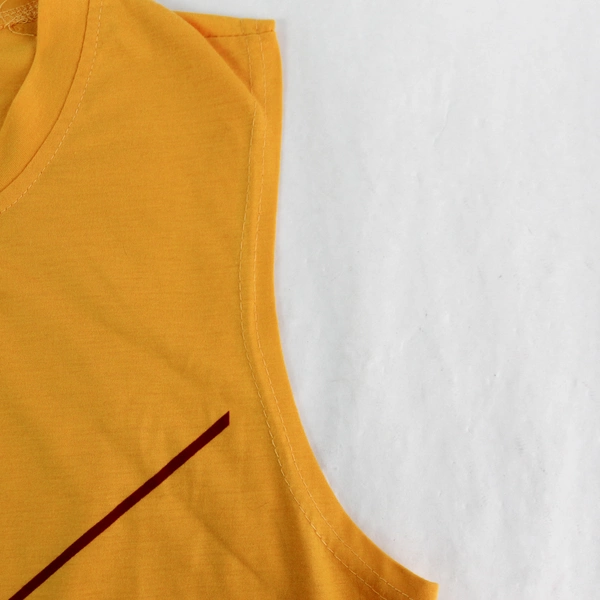 Retro Pee-Chee All Season Portfolio Yellow Sleeveless Graphic Tank Men's Large