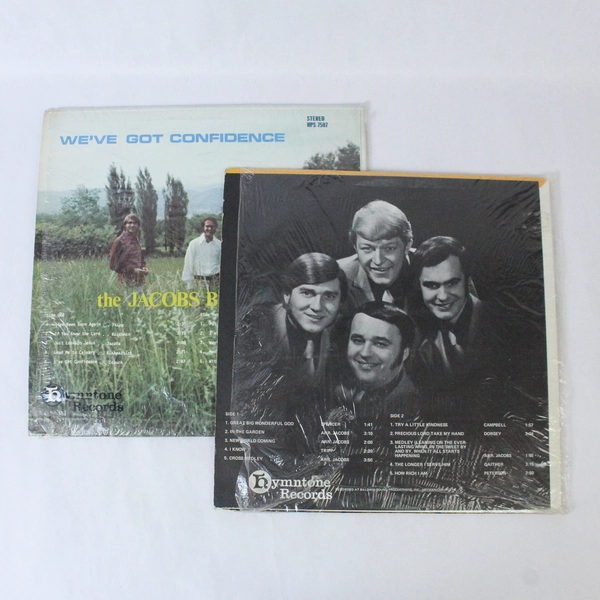 Lot Of 2 The Jacobs Brothers Vinyl LPs How Rich I Am We've Got Confidence Record