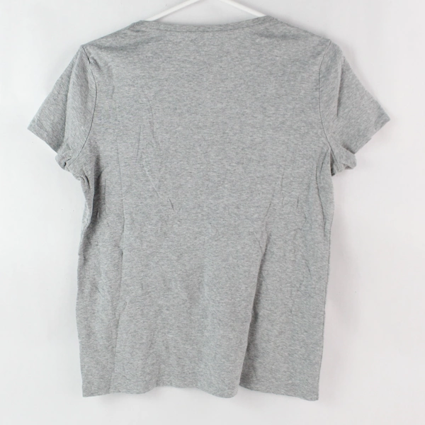 Croft & Barrow Classic Tee Light Gray Short-Sleeved T-Shirt Women's Size Medium