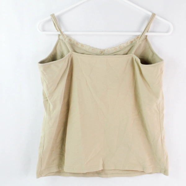 A New Approach Nude Cotton Camisole Top Women's Size XL