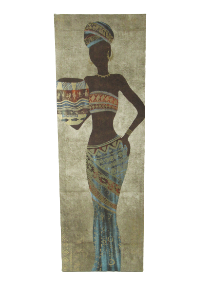 2 Anhui Province Wood Based Panel Co. Ltd Native African Woman Canvas Prints
