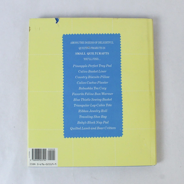 Small Quiltcrafts by Jennifer Geiger 1989 Hardcover with Dust Jacket