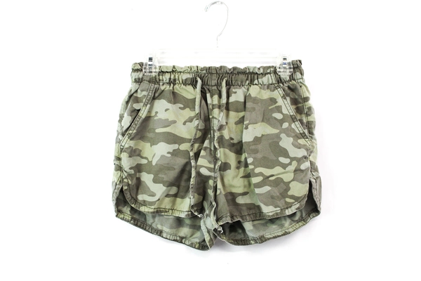 American Eagle Lightweight Drawstring Camo Shorts Women's Size Small