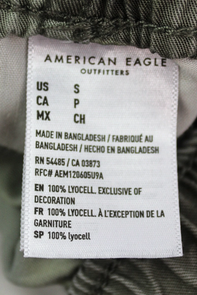 American Eagle Lightweight Drawstring Camo Shorts Women's Size Small