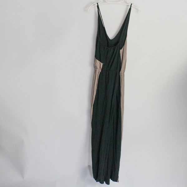 Mossimo Black and Brown Long A-Line Maxi Dress Women's Size XL