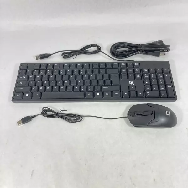 QR-70 Wired Keyboard And Optical Mouse Open Box Missing The USB Wifi Adapter