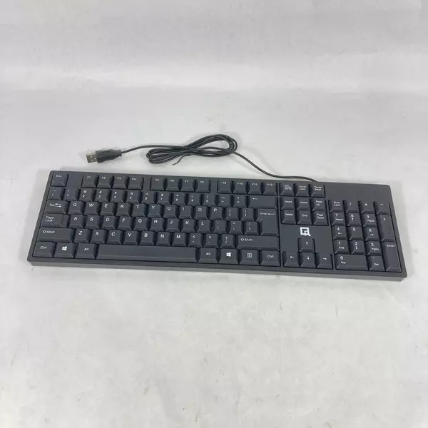 QR-70 Wired Keyboard And Optical Mouse Open Box Missing The USB Wifi Adapter