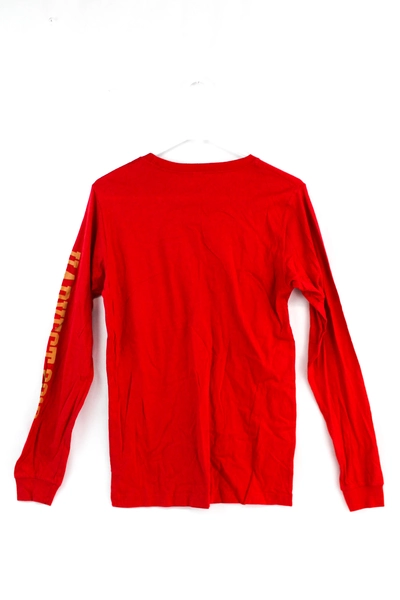 Bella + Canvas Hyland Vineyard Red Graphic Long-Sleeved Jersey Women's Small
