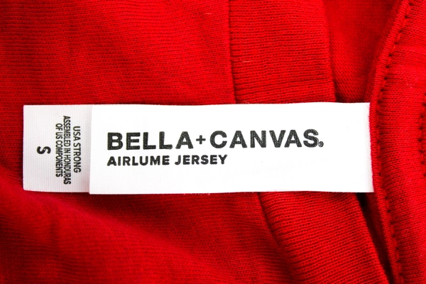 Bella + Canvas Hyland Vineyard Red Graphic Long-Sleeved Jersey Women's Small