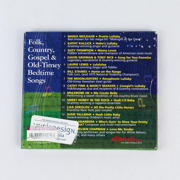 American Lullaby Folk Country Bedtime Music by Various Artists 2003 CD