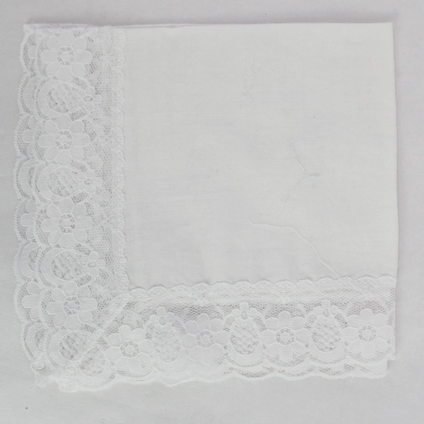 Lot of 12 Vintage Embroidered and Lace Handkerchiefs Stained DIY Fabric Cutters