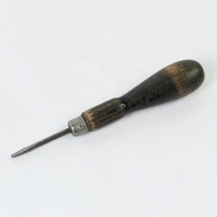 Vintage Stanley 1/8" Flat Blade Screwdriver Wood Handle Made in USA