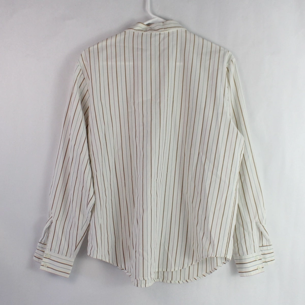 Koret Embroidered Multicolor Striped Button-Down Shirt Women's