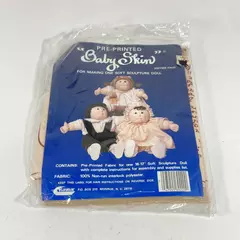Raymar Pre-Printed Baby Skin 6921902 Flesh For Making Soft Sculpture Doll Opened