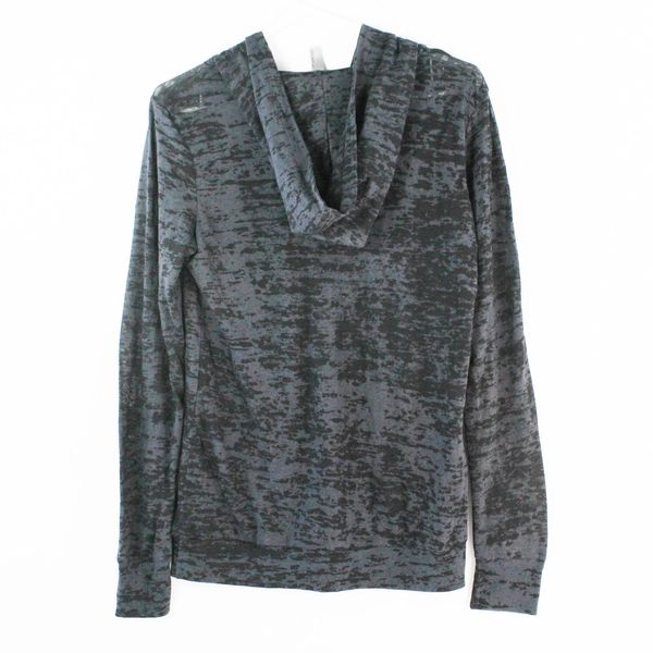 Next Level Apparel Parma Ridge Winery Black Gray Camo Print Hoodie Women's Sz M