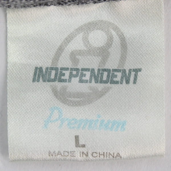 Independent Premium Menchie's Frozen Yogurt Gray Full Zip Hoodie Women's Large