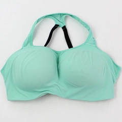 Nike Dri-Fit Seafoam Green Hook Closure Sports Bra Women's Size Large