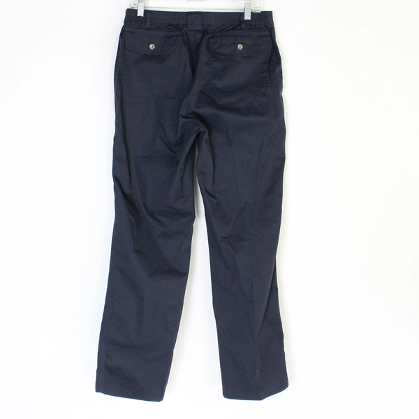Puritan Brand Navy Blue Double Pleated Dress Pants Men's 32W x32L