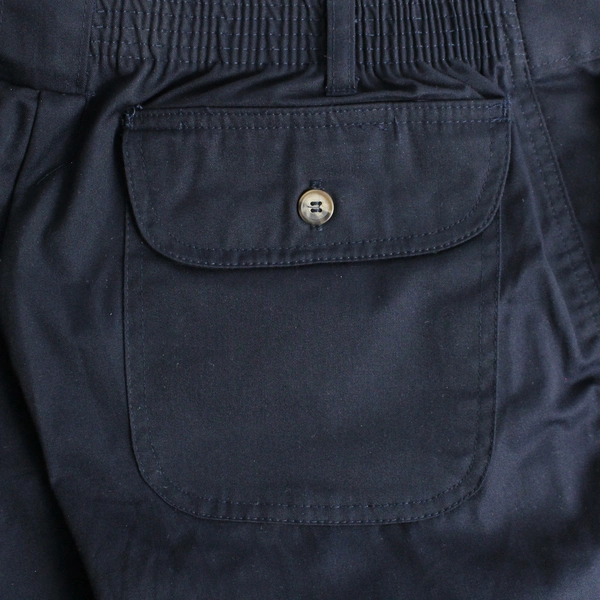 Puritan Brand Navy Blue Double Pleated Dress Pants Men's 32W x32L