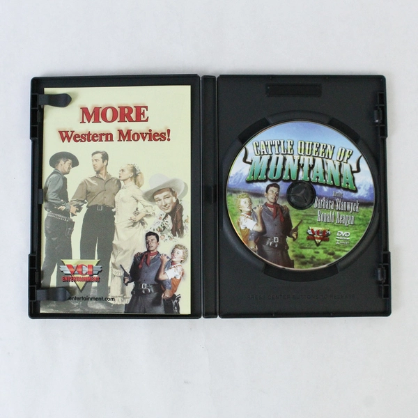 Cattle Queen of Montana Movie DVD 1954 RKO Radio Pictures Ronald Reagan