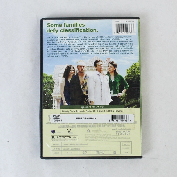 Birds of America DVD 2007 First Look Studios Matthew Perry Comedy Drama