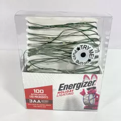 Energizer Holiday Lighting 100 LED MicroDots Battery Operated Light String   