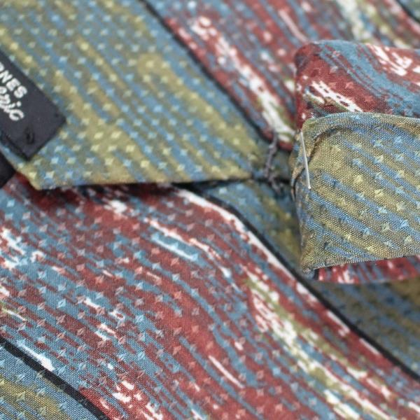 Jhane Barnes Original Fabric Multicolor Men's Silk Necktie