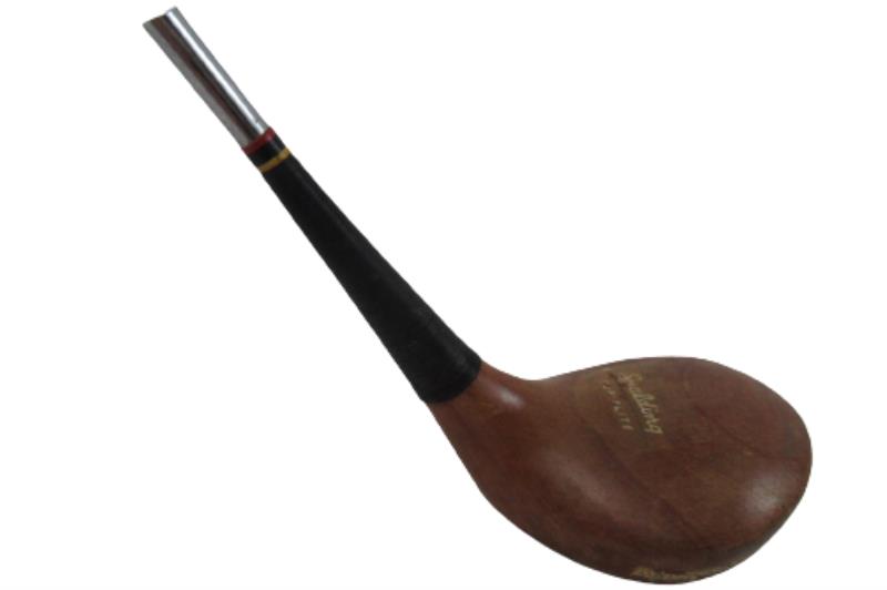 Vtg Spalding Top Flite Model 19 Golf Club Head 1 Wood Wooden Registered 9728