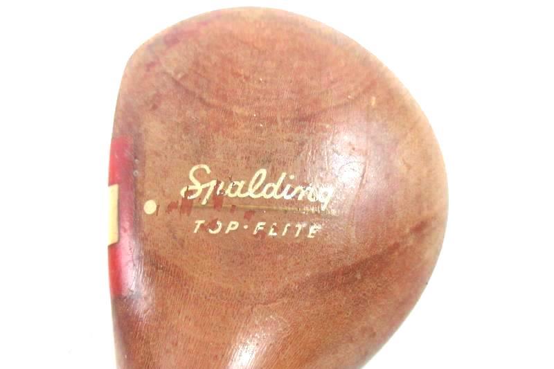 Vtg Spalding Top Flite Model 19 Golf Club Head 1 Wood Wooden Registered 9728
