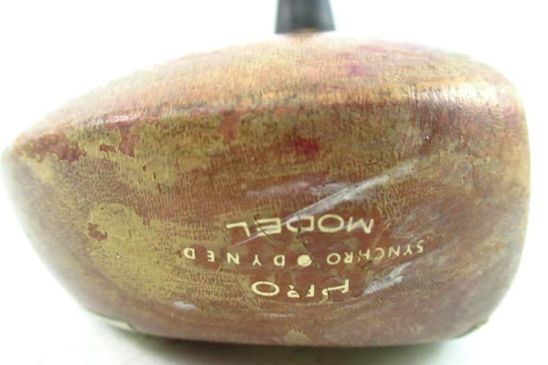 Vtg Spalding Top Flite Model 19 Golf Club Head 1 Wood Wooden Registered 9728