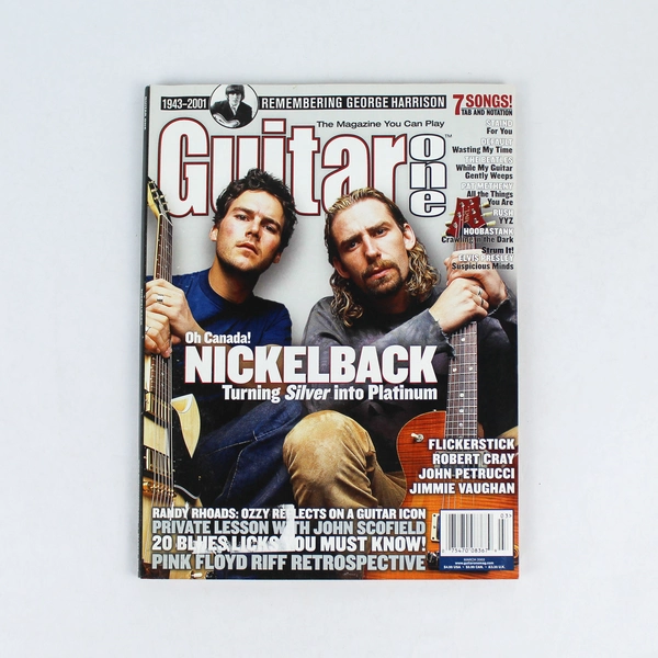 Guitar One Featuring Nickelback March 2002 Magazine