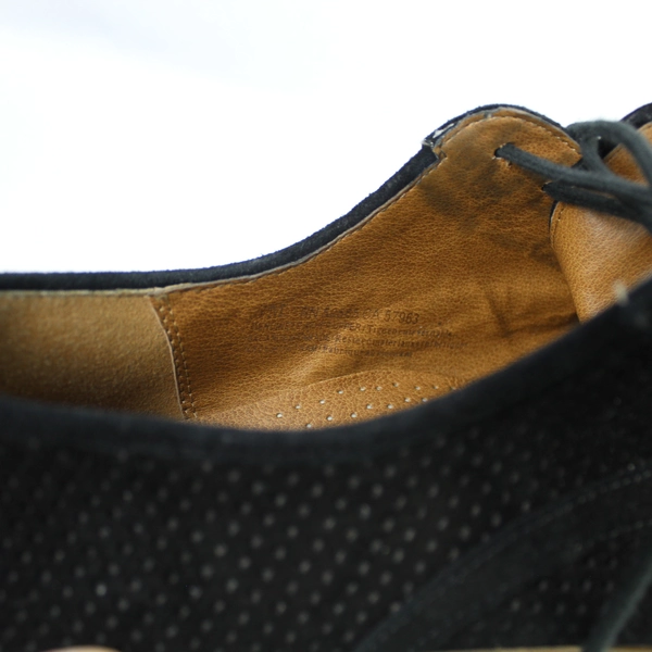 Vintage Susina Black Loafers Women's Size 9M Lace-Up Shoes Pre-Owned