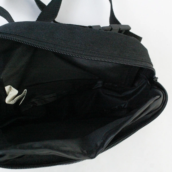 EASTSPORT Black 2 Pocket Fanny Pack Hip Bag Vintage