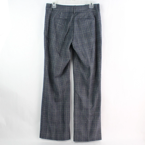 Roz & Ali The Curvy Fit Blue and Green Plaid Dress Pants Women's Size 4