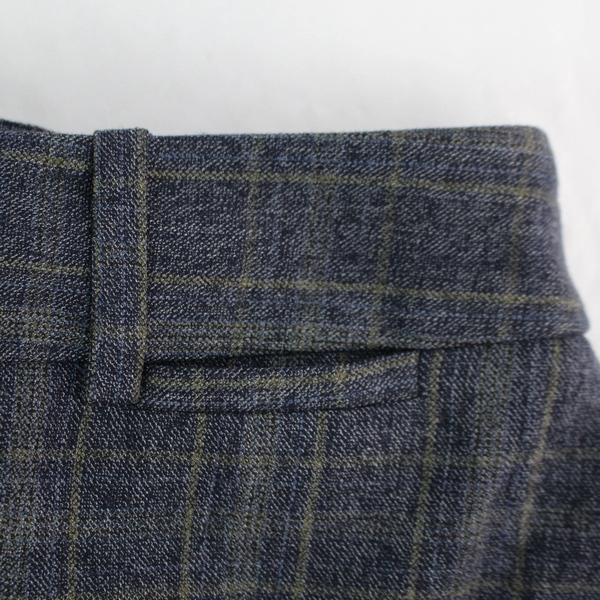 Roz & Ali The Curvy Fit Blue and Green Plaid Dress Pants Women's Size 4