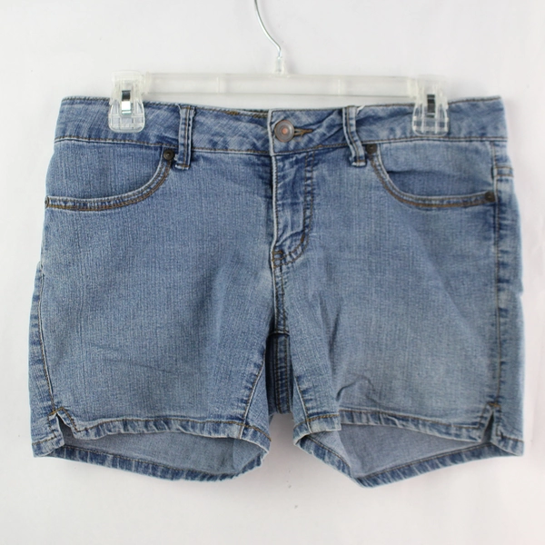 Faded Glory Light Wash Denim Jean Shorts Women's Size 6