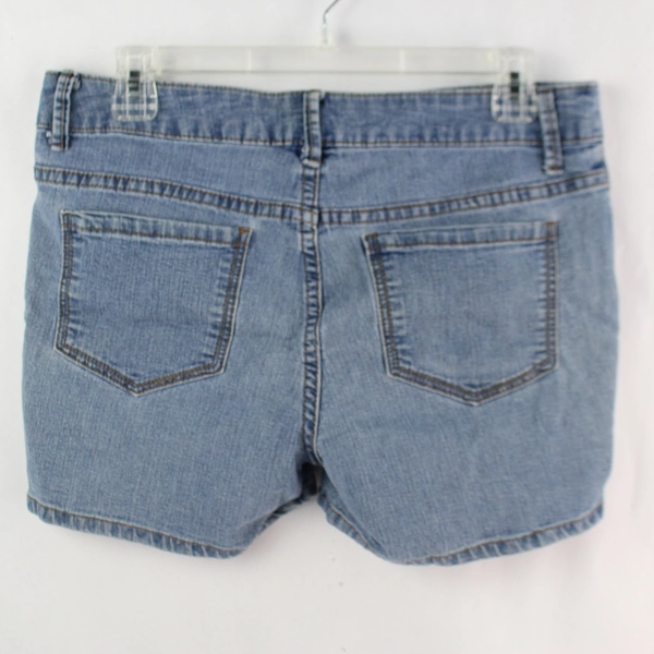 Faded Glory Light Wash Denim Jean Shorts Women's Size 6