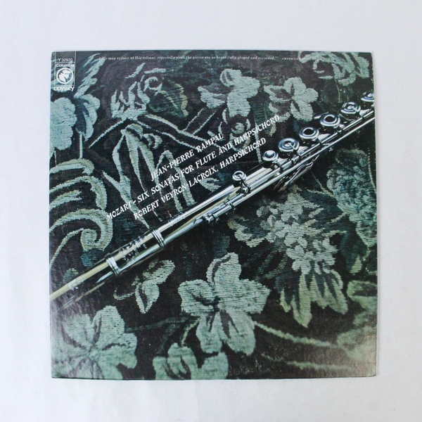Jean-Pierre Rampal Mozart Six Sonatas For Flute Vinyl LP Record 1974 Y-32970