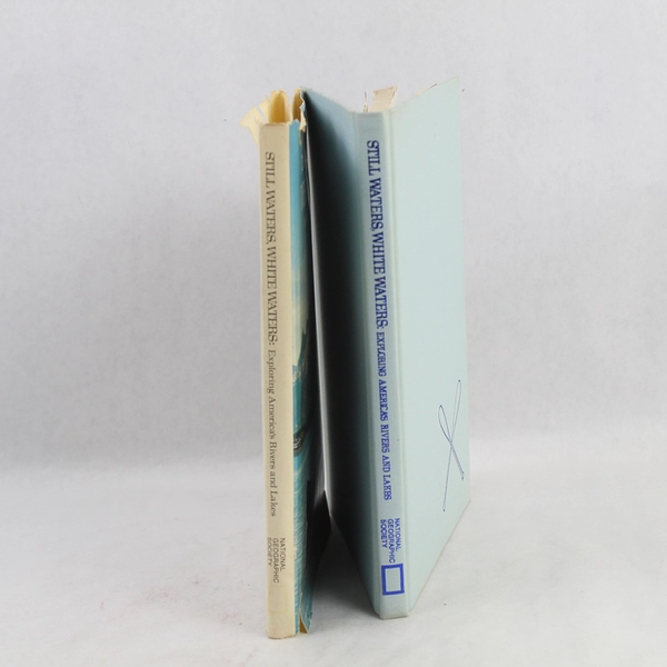 Still Waters White Waters Book by Ron Fisher 1977 Pre-Owned Dust Jacket Wear