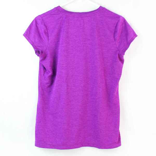Xersion Purple Activewear V-Neck T-Shirt Women's Size Medium